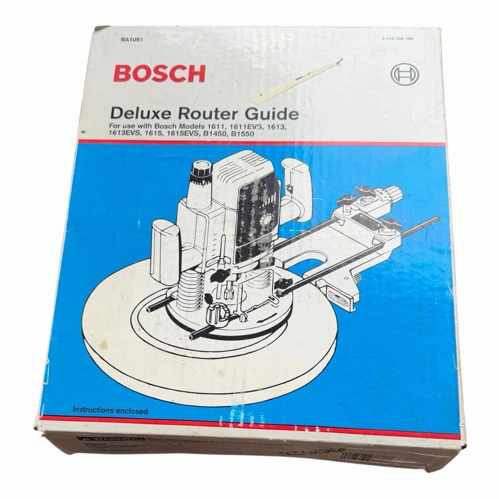 BOSCH #RA1051 DELUXE ROUTER GUIDE In Original Packaging